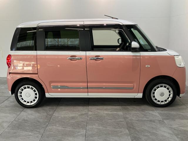 ムーヴキャンバスストライプスＧ　フルセグナビ　バックカメラ　シートヒーター衝突被害軽減ブレーキ　コーナーセンサー　フルセグナビ　Ｂｌｕｅｔｏｏｔｈ　ＵＳＢ　ＤＶＤ　バックカメラ　両側電動スライドドア　前席シートヒーター　電動パーキングブレーキ　ＬＥＤ　スマートキー（滋賀県）の中古車