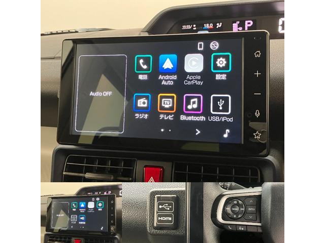 タントＸ　９型ディスプレイオーディオ　フルセグ　バックカメラ衝突被害軽減ブレーキ　コーナーセンサー　９型ディスプレイオーディオ　フルセグ　Ｂｌｕｅｔｏｏｔｈ　ＵＳＢ　バックカメラ　左側電動スライドドア　前席シートヒーター　ＬＥＤ　スマートキー　エコアイドル（滋賀県）の中古車