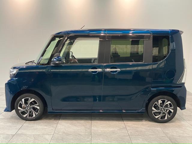 タントカスタムＸ　両側電動スライドドア　シートヒーター　車検整備付衝突被害軽減ブレーキ　コーナーセンサー　ＣＤステレオ　バックカメラ（ナビ装着時用）　両側電動スライドドア　前席シートヒーター　電動パーキングブレーキ　ＬＥＤ　オートライト　オートエアコン　スマートキー（滋賀県）の中古車