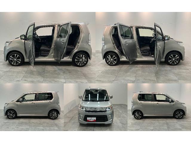 ワゴンRスティングレーT ターボ ワンセグナビ バックカメラ クルコン 車検整備付衝突被害軽減ブレーキ ワンセグナビ バックカメラ パドルシフト シートヒーター クルーズコントロール LEDヘッドライト オートライト オートエアコン 電動格納式ミラー スマートキー エコアイドル(滋賀県)の中古車