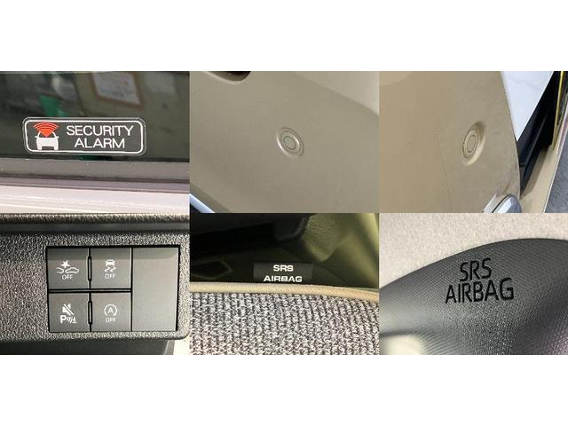 ムーヴキャンバスストライプスＧターボ　レーダークルーズコントロール衝突被害軽減ブレーキ　コーナーセンサー　バックカメラ（ナビ装着時用）　両側電動スライドドア　前席シートヒーター　電動パーキングブレーキ　ＬＥＤ　オートライト　オートエアコン　クルコン　エコアイドル（滋賀県）の中古車