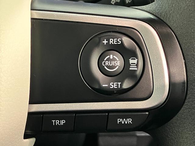 ムーヴキャンバスストライプスＧターボ　レーダークルーズコントロール衝突被害軽減ブレーキ　コーナーセンサー　バックカメラ（ナビ装着時用）　両側電動スライドドア　前席シートヒーター　電動パーキングブレーキ　ＬＥＤ　オートライト　オートエアコン　クルコン　エコアイドル（滋賀県）の中古車