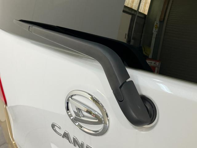 ムーヴキャンバスストライプスＧターボ　レーダークルーズコントロール衝突被害軽減ブレーキ　コーナーセンサー　バックカメラ（ナビ装着時用）　両側電動スライドドア　前席シートヒーター　電動パーキングブレーキ　ＬＥＤ　オートライト　オートエアコン　クルコン　エコアイドル（滋賀県）の中古車