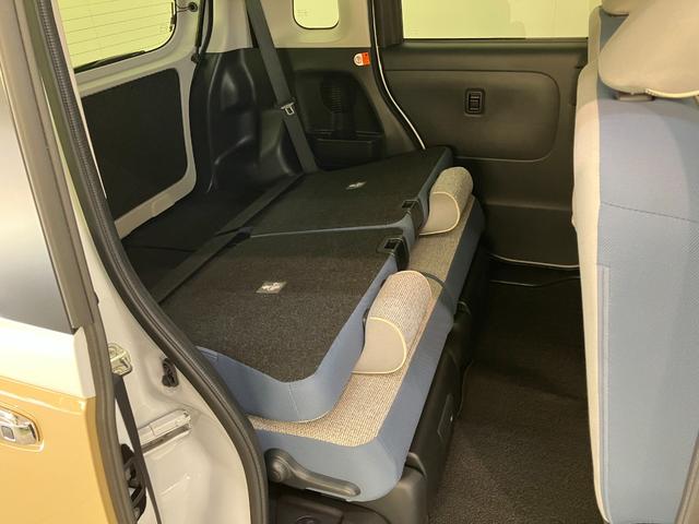 ムーヴキャンバスストライプスＧターボ　レーダークルーズコントロール衝突被害軽減ブレーキ　コーナーセンサー　バックカメラ（ナビ装着時用）　両側電動スライドドア　前席シートヒーター　電動パーキングブレーキ　ＬＥＤ　オートライト　オートエアコン　クルコン　エコアイドル（滋賀県）の中古車