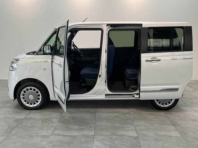 ムーヴキャンバスセオリーＧ　１０型ナビ　Ｐカメラ　ドラレコ　届出済未使用車衝突被害軽減ブレーキ　コーナーセンサー　１０型フルセグナビ　パノラマカメラ　前後ドラレコ　ＤＶＤ再生　Ｂｌｕｅｔｏｏｔｈ　ＵＳＢ　両側電動スライドドア　シートヒーター　電動パーキングブレーキ　ＬＥＤ（滋賀県）の中古車