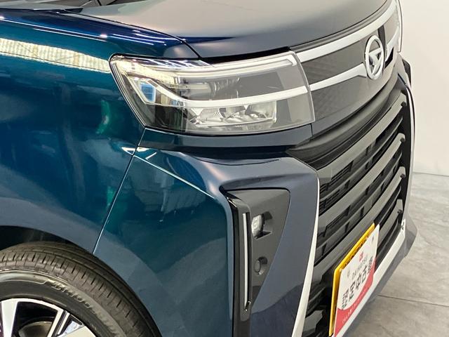 タントカスタムＸ　９型ディスプレイオーディオ　届出済未使用車衝突被害軽減ブレーキ　コーナーセンサー　９型ディスプレイオーディオ　フルセグ　Ｂｌｕｅｔｏｏｔｈ　ＵＳＢ　バックカメラ　両側電動スライドドア　前席シートヒーター　ＬＥＤヘッドライト　スマートキー（滋賀県）の中古車