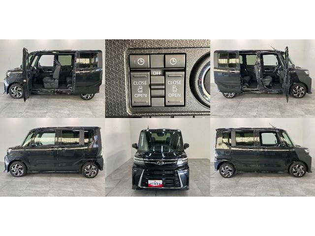 タントカスタムＸ　１０型フルセグナビ　バックカメラ　届出済未使用車衝突被害軽減ブレーキ　コーナーセンサー　１０型フルセグナビ　Ｂｌｕｅｔｏｏｔｈ　ＤＶＤ　ＵＳＢ　バックカメラ　前後ドラレコ　両側電動スライドドア　前席シートヒーター　ＬＥＤ　スマートキー　エコアイドル（滋賀県）の中古車