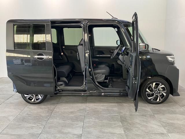 タントカスタムＸ　１０型フルセグナビ　バックカメラ　届出済未使用車衝突被害軽減ブレーキ　コーナーセンサー　１０型フルセグナビ　Ｂｌｕｅｔｏｏｔｈ　ＤＶＤ　ＵＳＢ　バックカメラ　前後ドラレコ　両側電動スライドドア　前席シートヒーター　ＬＥＤ　スマートキー　エコアイドル（滋賀県）の中古車