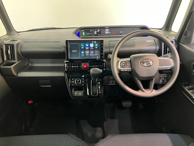 タントカスタムX 9型ディスプレイオーディオ 届出済未使用車衝突被害軽減ブレーキ コーナーセンサー 9型ディスプレイオーディオ フルセグ Bluetooth USB バックカメラ 両側電動スライドドア 前席シートヒーター LED スマートキー(滋賀県)の中古車