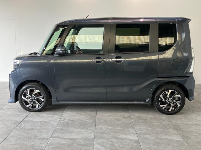 タントカスタムX 9型ディスプレイオーディオ 届出済未使用車衝突被害軽減ブレーキ コーナーセンサー 9型ディスプレイオーディオ フルセグ Bluetooth USB バックカメラ 両側電動スライドドア 前席シートヒーター LED スマートキー(滋賀県)の中古車