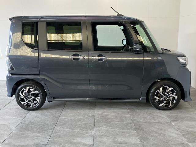 タントカスタムX 9型ディスプレイオーディオ 届出済未使用車衝突被害軽減ブレーキ コーナーセンサー 9型ディスプレイオーディオ フルセグ Bluetooth USB バックカメラ 両側電動スライドドア 前席シートヒーター LED スマートキー(滋賀県)の中古車