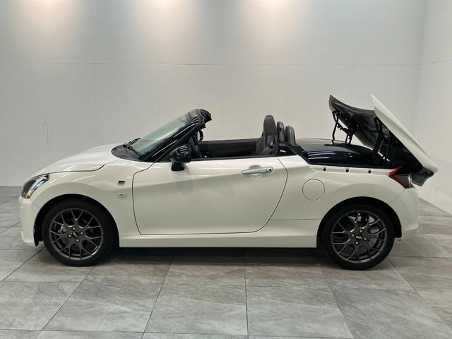 コペンGR スポーツ ターボ フルセグナビ Bカメラ 車検整備付GR専用サスペンション フルセグナビ DVD再生 Bluetooth USB ETC車載器 MOMO製ハンドル レカロシート BBS製アルミホイール シートヒーター LED オートライト スマートキー(滋賀県)の中古車