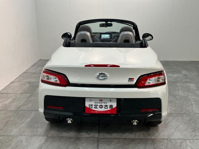 コペンGR スポーツ ターボ フルセグナビ Bカメラ 車検整備付GR専用サスペンション フルセグナビ DVD再生 Bluetooth USB ETC車載器 MOMO製ハンドル レカロシート BBS製アルミホイール シートヒーター LED オートライト スマートキー(滋賀県)の中古車