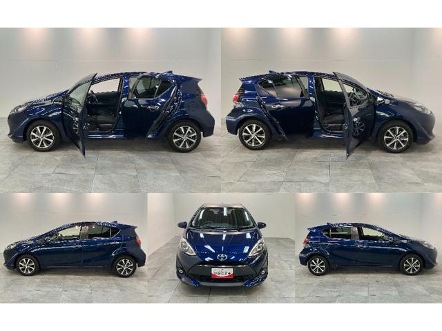 アクアSスタイルブラック フルセグナビ バックカメラ 車検整備付トヨタセーフティセンス コーナーセンサー フルセグナビ バックカメラ Bluetooth USB LEDヘッドライト オートライト オートエアコン 電動格納式ミラー スマートキー タイヤ4本新品交換済(滋賀県)の中古車