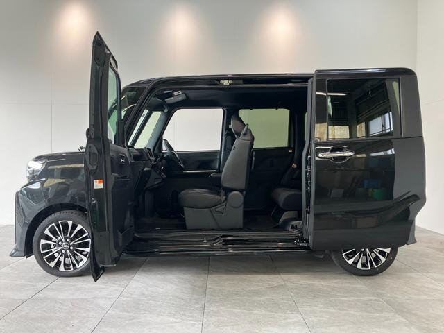 タントカスタムRS 両側電動スライドドア 前席シートヒーター衝突被害軽減ブレーキ コーナーセンサー ターボ バックカメラ(ナビ装着時用) 両側電動スライドドア 前席シートヒーター 電動パーキングブレーキ LED オートライト オートエアコン エコアイドル(滋賀県)の中古車