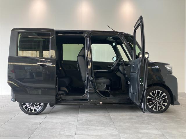 タントカスタムRS 両側電動スライドドア 前席シートヒーター衝突被害軽減ブレーキ コーナーセンサー ターボ バックカメラ(ナビ装着時用) 両側電動スライドドア 前席シートヒーター 電動パーキングブレーキ LED オートライト オートエアコン エコアイドル(滋賀県)の中古車