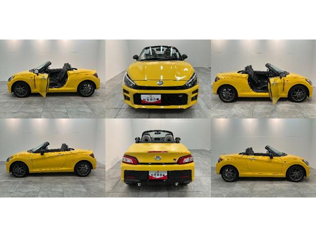 コペンＧＲスポーツ　５ＭＴ　ターボ　レカロシート　車検整備付電動オープンルーフ　ＧＲ専用サスペンション　ＭＯＭＯ製ハンドル　レカロシート　ＢＢＳ製アルミホイール　シートヒーター　ＬＥＤヘッドライト　オートライト　オートエアコン　スマートキー（滋賀県）の中古車