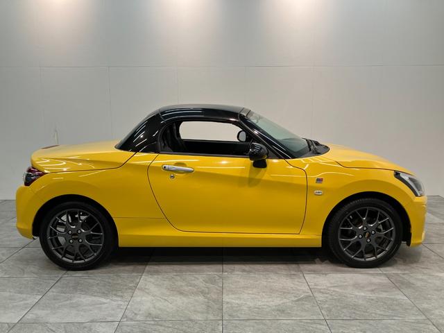 コペンＧＲスポーツ　５ＭＴ　ターボ　レカロシート　車検整備付電動オープンルーフ　ＧＲ専用サスペンション　ＭＯＭＯ製ハンドル　レカロシート　ＢＢＳ製アルミホイール　シートヒーター　ＬＥＤヘッドライト　オートライト　オートエアコン　スマートキー（滋賀県）の中古車