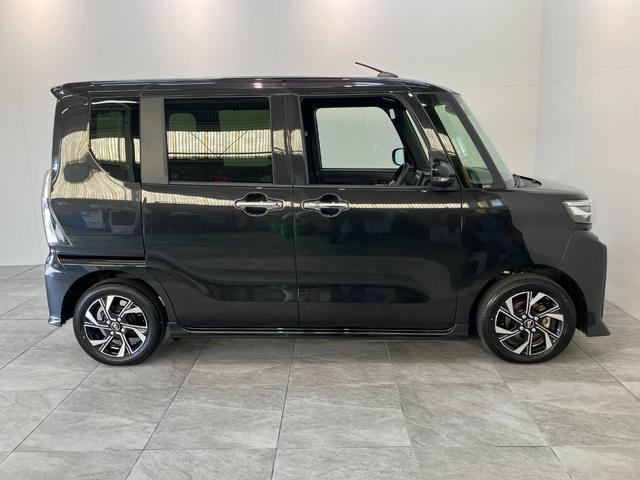 タントカスタムＸ　ＣＤステレオ　コーナーセンサー　シートヒーター衝突被害軽減ブレーキ　コーナーセンサー　バックカメラ（ナビ装着時用）　両側電動スライドドア　前席シートヒーター　電動パーキングブレーキ　ＬＥＤ　オートライト　オートエアコン　スマートキー　エコアイドル（滋賀県）の中古車