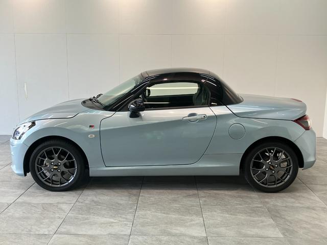 コペンＧＲ　スポーツ　ターボ　フルセグナビ　Ｂカメラ　車検整備付ＧＲ専用サスペンション　フルセグナビ　ＤＶＤ再生　Ｂｌｕｅｔｏｏｔｈ　ＵＳＢ　ドライブレコーダー　ＥＴＣ　ＭＯＭＯ製ハンドル　レカロシート　ＢＢＳ製アルミホイール　パドルシフト　シートヒーター（滋賀県）の中古車