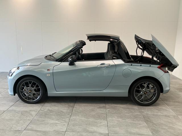 コペンＧＲ　スポーツ　ターボ　フルセグナビ　Ｂカメラ　車検整備付ＧＲ専用サスペンション　フルセグナビ　ＤＶＤ再生　Ｂｌｕｅｔｏｏｔｈ　ＵＳＢ　ドライブレコーダー　ＥＴＣ　ＭＯＭＯ製ハンドル　レカロシート　ＢＢＳ製アルミホイール　パドルシフト　シートヒーター（滋賀県）の中古車