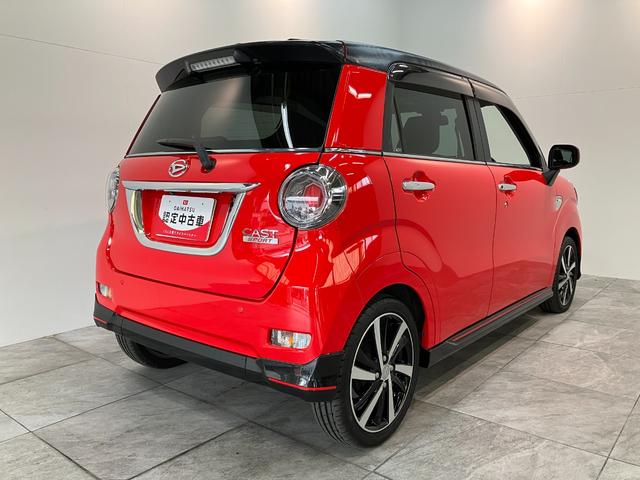 キャストスポーツＳＡ２　８型ナビ　バックカメラ　シートヒーター衝突被害軽減ブレーキ　スマアシ２　ターボ　パドルシフト　８型フルセグナビ　バックカメラ　ＤＶＤ　Ｂｌｕｅｔｏｏｔｈ　ＵＳＢ　ＥＴＣ　ＬＥＤ　オートエアコン　運転席シートヒーター　スマートキー（滋賀県）の中古車