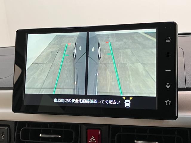 ムーヴキャンバスストライプスG 9型ディスプレイオーディオ 届出済未使用車衝突被害軽減ブレーキ コーナーセンサー フルセグ Bluetooth USB パノラマカメラ 両側電動スライドドア 前席シートヒーター 電動パーキングブレーキ LED 駐車支援システム(滋賀県)の中古車