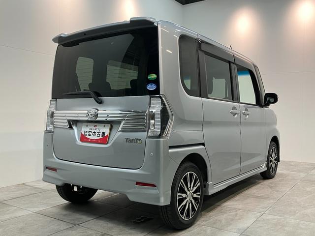 タントカスタムＸトップエディションＳＡ３　８型ナビ　バックカメラ衝突被害軽減ブレーキ　フルセグナビ　バックカメラ　ドラレコ　ＤＶＤ再生　Ｂｌｕｅｔｏｏｔｈ　ＵＳＢ　左側電動スライドドア　シートヒーター　ＬＥＤ　オートエアコン　エコアイドル　タイヤ４本新品交換済み（滋賀県）の中古車