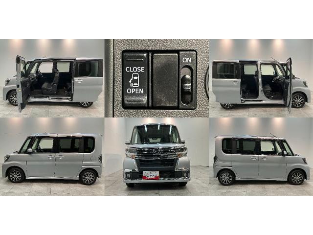 タントカスタムＸトップエディションＳＡ３　８型ナビ　バックカメラ衝突被害軽減ブレーキ　フルセグナビ　バックカメラ　ドラレコ　ＤＶＤ再生　Ｂｌｕｅｔｏｏｔｈ　ＵＳＢ　左側電動スライドドア　シートヒーター　ＬＥＤ　オートエアコン　エコアイドル　タイヤ４本新品交換済み（滋賀県）の中古車