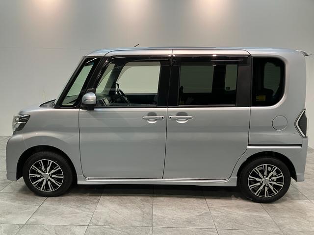タントカスタムＸトップエディションＳＡ３　８型ナビ　バックカメラ衝突被害軽減ブレーキ　フルセグナビ　バックカメラ　ドラレコ　ＤＶＤ再生　Ｂｌｕｅｔｏｏｔｈ　ＵＳＢ　左側電動スライドドア　シートヒーター　ＬＥＤ　オートエアコン　エコアイドル　タイヤ４本新品交換済み（滋賀県）の中古車