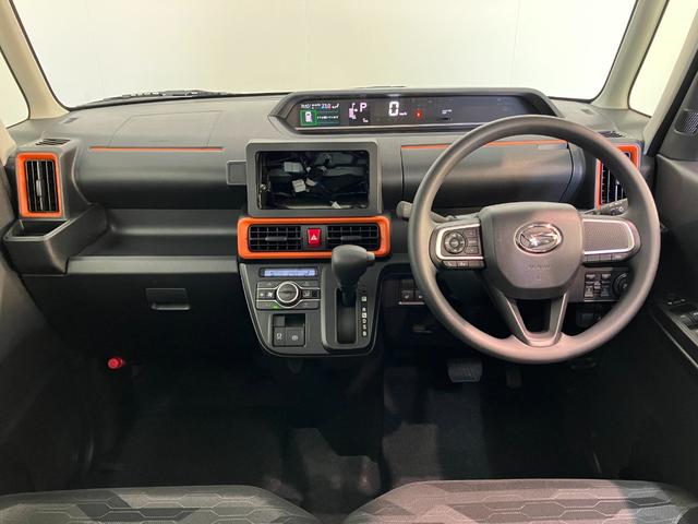 タントファンクロス　コーナーセンサー　ＬＥＤ　届出済未使用車衝突被害軽減ブレーキ　コーナーセンサー　バックカメラ（ナビ装着時用）　両側電動スライドドア　前席シートヒーター　電動パーキングブレーキ　ＬＥＤ　オートライト　オートエアコン　スマートキー　エコアイドル（滋賀県）の中古車