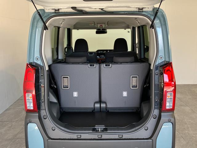 タントファンクロス　コーナーセンサー　ＬＥＤ　届出済未使用車衝突被害軽減ブレーキ　コーナーセンサー　バックカメラ（ナビ装着時用）　両側電動スライドドア　前席シートヒーター　電動パーキングブレーキ　ＬＥＤ　オートライト　オートエアコン　スマートキー　エコアイドル（滋賀県）の中古車