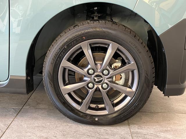 タントファンクロス　コーナーセンサー　ＬＥＤ　届出済未使用車衝突被害軽減ブレーキ　コーナーセンサー　バックカメラ（ナビ装着時用）　両側電動スライドドア　前席シートヒーター　電動パーキングブレーキ　ＬＥＤ　オートライト　オートエアコン　スマートキー　エコアイドル（滋賀県）の中古車