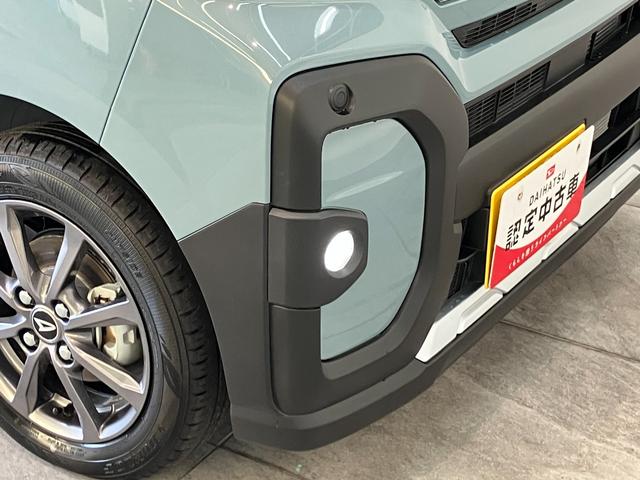 タントファンクロス　コーナーセンサー　ＬＥＤ　届出済未使用車衝突被害軽減ブレーキ　コーナーセンサー　バックカメラ（ナビ装着時用）　両側電動スライドドア　前席シートヒーター　電動パーキングブレーキ　ＬＥＤ　オートライト　オートエアコン　スマートキー　エコアイドル（滋賀県）の中古車