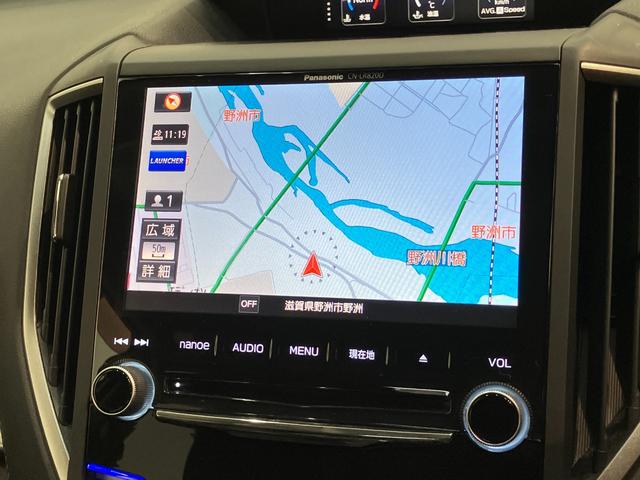 インプレッサスポーツ２．０ｉ−Ｌアイサイト　８型フルセグナビ　ＬＥＤ　車検整備付スバルアイサイト　コーナーセンサー　８型フルセグナビ　バックカメラ　ドラレコ　ＥＴＣ　Ｂｌｕｅｔｏｏｔｈ　ＵＳＢ　クルーズコントロール　パドルシフト　ＬＥＤ　スマートキー　電格ミラー　エコアイドル（滋賀県）の中古車