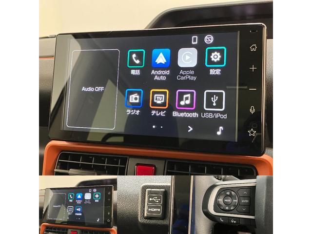 タントファンクロスターボ 9型ディスプレイオーディオ バックカメラ衝突被害軽減ブレーキ コーナーセンサー 9型ディスプレイオーディオ フルセグ Bluetooth USB バックカメラ 両側電動スライドドア 前席シートヒーター LED スマートキー エコアイドル(滋賀県)の中古車