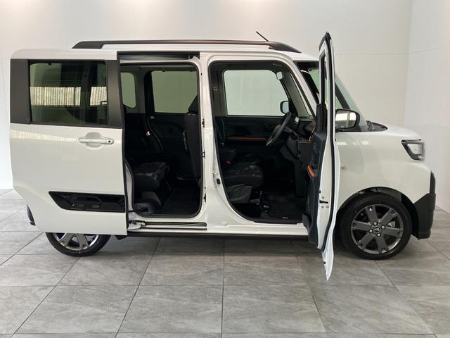 タントファンクロスターボ 9型ディスプレイオーディオ バックカメラ衝突被害軽減ブレーキ コーナーセンサー 9型ディスプレイオーディオ フルセグ Bluetooth USB バックカメラ 両側電動スライドドア 前席シートヒーター LED スマートキー エコアイドル(滋賀県)の中古車