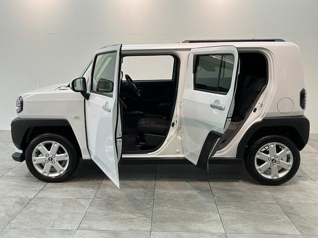 タフトＧ　レーダークルコン　シートヒーター　ＬＥＤ　届出済未使用車衝突被害軽減ブレーキ　コーナーセンサー　バックカメラ（ナビ装着時用）　前席シートヒーター　スカイフィールトップ　ＬＥＤ　レーダクルーズコントロール　オートエアコン　スマートキー　エコアイドル（滋賀県）の中古車