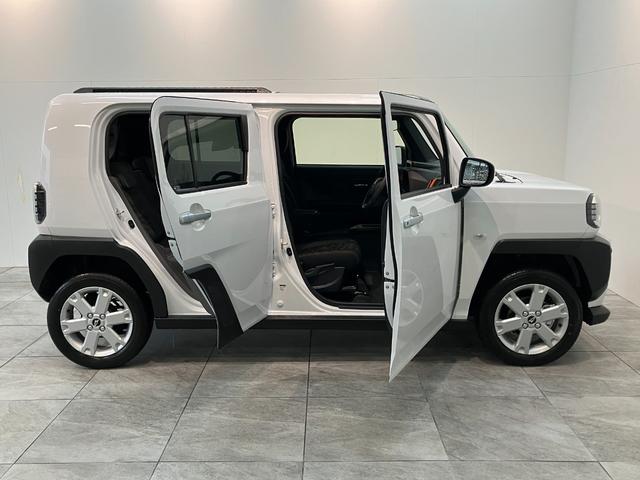 タフトＧ　レーダークルコン　シートヒーター　ＬＥＤ　届出済未使用車衝突被害軽減ブレーキ　コーナーセンサー　バックカメラ（ナビ装着時用）　前席シートヒーター　スカイフィールトップ　ＬＥＤ　レーダクルーズコントロール　オートエアコン　スマートキー　エコアイドル（滋賀県）の中古車