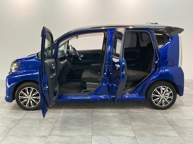 ムーヴカスタム　ＸリミテッドII　ＳＡIII　４ＷＤ　車検整備付衝突被害軽減ブレーキ　パノラマカメラ（ナビ装着時用）　シートヒーター　ＬＥＤヘッドライト　オートライト　電動格納式ミラー　オートエアコン　スマートキー　エコアイドル　フルタイム４ＷＤ（滋賀県）の中古車