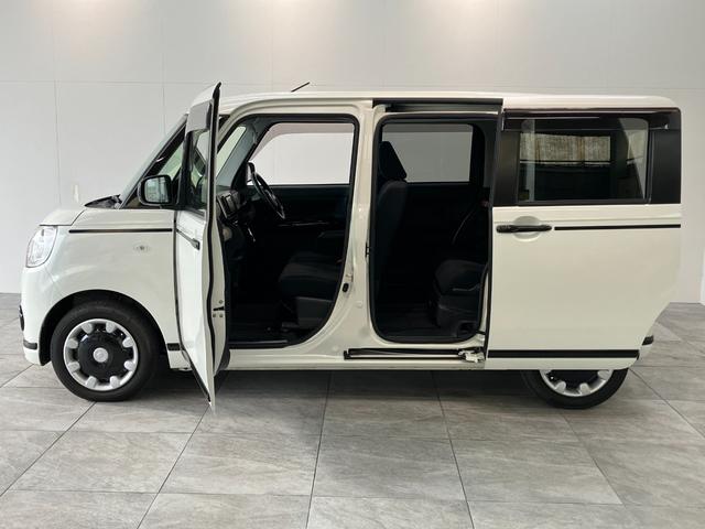 ムーヴキャンバスGブラックアクセントリミテッドSA3 フルセグナビ Pカメラ衝突被害軽減ブレーキ フルセグナビ Bluetooth USB DVD再生 パノラマカメラ ドラレコ ETC 両側電動スライドドア LED オートライト オートエアコン スマートキー エコアイドル(滋賀県)の中古車