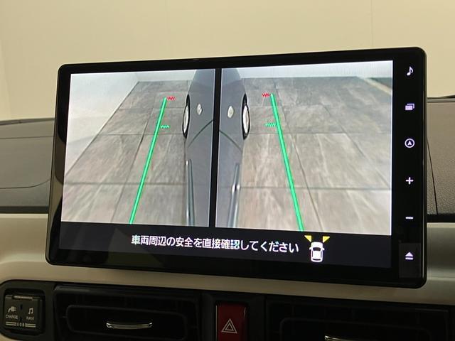 ムーヴキャンバスストライプスＧターボ　１０型ナビ　Ｐカメラ　レーダークルコン衝突被害軽減ブレーキ　コーナーセンサー　１０型フルセグナビ　パノラマカメラ　Ｂｌｕｅｔｏｏｔｈ　ＵＳＢ　前後ドラレコ　レーダクルーズコントロール　両側電動スライドドア　前席シートヒーター　エコアイドル（滋賀県）の中古車