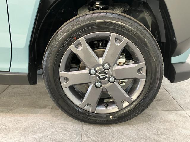 タフトＧ　ダーククロムベンチャー　レーダークルコン　届出済未使用車衝突被害軽減ブレーキ　コーナーセンサー　バックカメラ（ナビ装着時用）　前席シートヒーター　電動パーキング　クルーズコントロール　ＬＥＤ　オートライト　オートエアコン　スマートキー　エコアイドル（滋賀県）の中古車