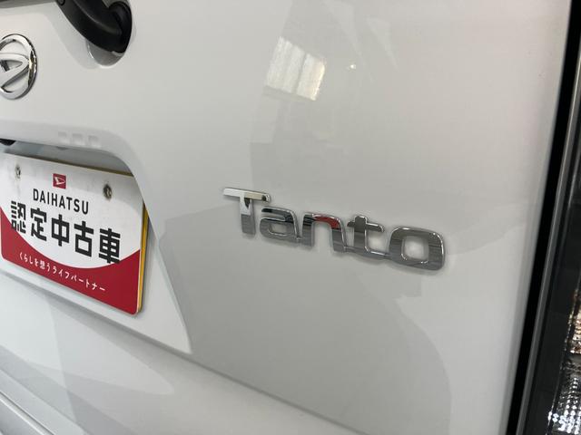 タントカスタムＸ　ＣＤステレオ　両側電動スライドドア　ＬＥＤ衝突被害軽減ブレーキ　コーナーセンサー　バックカメラ（ナビ装着時用）　両側電動スライドドア　前席シートヒーター　電動パーキングブレーキ　ＬＥＤ　オートライト　オートエアコン　スマートキー　エコアイドル（滋賀県）の中古車