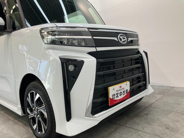 タントカスタムＸ　ＣＤステレオ　両側電動スライドドア　ＬＥＤ衝突被害軽減ブレーキ　コーナーセンサー　バックカメラ（ナビ装着時用）　両側電動スライドドア　前席シートヒーター　電動パーキングブレーキ　ＬＥＤ　オートライト　オートエアコン　スマートキー　エコアイドル（滋賀県）の中古車