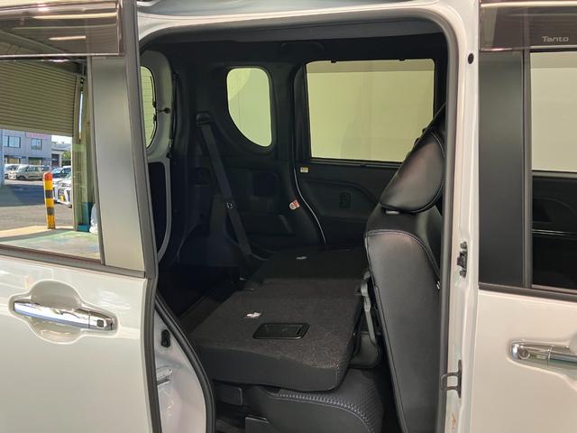 タントカスタムＸ　ＣＤステレオ　両側電動スライドドア　ＬＥＤ衝突被害軽減ブレーキ　コーナーセンサー　バックカメラ（ナビ装着時用）　両側電動スライドドア　前席シートヒーター　電動パーキングブレーキ　ＬＥＤ　オートライト　オートエアコン　スマートキー　エコアイドル（滋賀県）の中古車