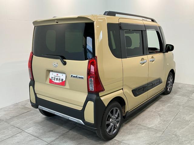 タントファンクロス 9型ディスプレイオーディオ 駐車支援システム衝突被害軽減ブレーキ コーナーセンサー 9型ディスプレイオーディオ Bluetooth USB パノラマカメラ 前後ドラレコ 両側電動スライドドア 前席シートヒーター スマートキー 駐車支援システム(滋賀県)の中古車