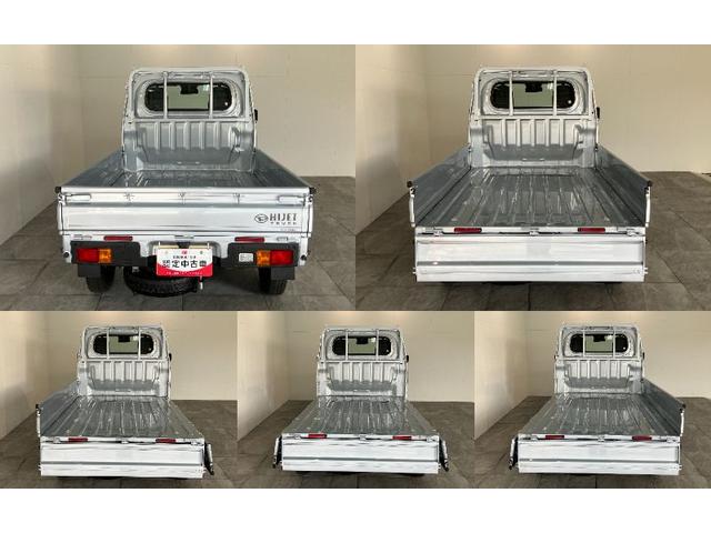 ハイゼットトラックスタンダード　５ＭＴ　パートタイム４ＷＤ　届出済未使用車衝突被害軽減ブレーキ　コーナーセンサー　パートタイム４ＷＤ　ＡＭ／ＦＭラジオ　マニュアルエアコン　マニュアルレベリング　オートライト（滋賀県）の中古車