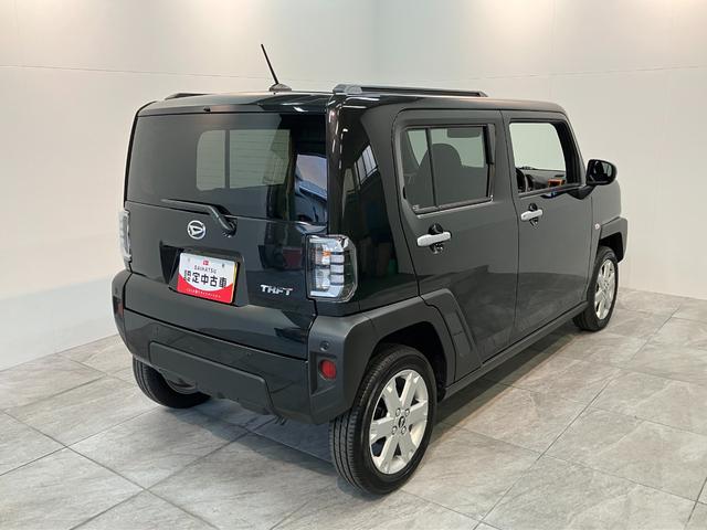 タフトＧ　レーダークルーズコントロール　コーナーセンサー衝突被害軽減ブレーキ　コーナーセンサー　バックカメラ（ナビ装着時用）　前席シートヒーター　電動パーキング　スカイフィールトップ　ＬＥＤ　オートライト　オートエアコン　スマートキー　エコアイドル（滋賀県）の中古車