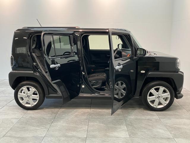 タフトＧ　レーダークルーズコントロール　コーナーセンサー衝突被害軽減ブレーキ　コーナーセンサー　バックカメラ（ナビ装着時用）　前席シートヒーター　電動パーキング　スカイフィールトップ　ＬＥＤ　オートライト　オートエアコン　スマートキー　エコアイドル（滋賀県）の中古車